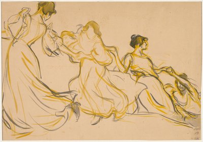 Study for the Decoration for the Salle des Fêtes for La Mairie du 11e arrondissement de Paris - Victor Emile Prouve