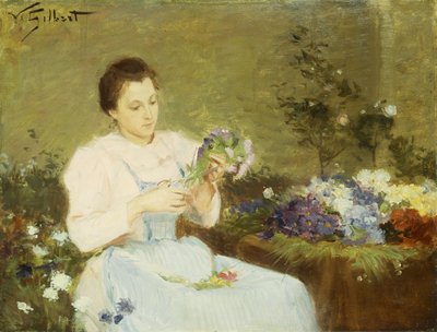 Arrangement de fleurs pour un bouquet de printemps - Victor Gabriel Gilbert
