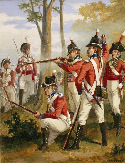 Uniformes des marines royales 1790-1807, c.1924 - Victor Huen