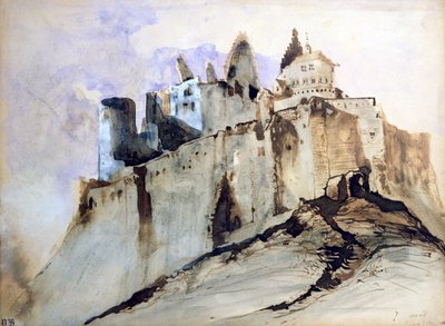 Le Château de Vianden, 1871 - Victor Hugo