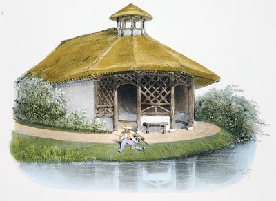 Pavillon rustique, illustration de 