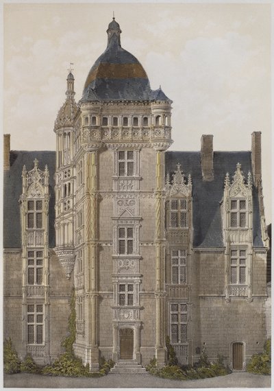 Château de Saint-Ouen, Mayenne, illustration de 
