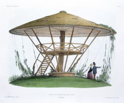 Parasol de Robinson, Parc de la Motte, Bourgogne, de 