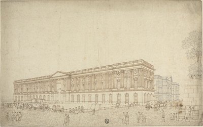 La colonnade du Louvre - Victor Jean Nicolle