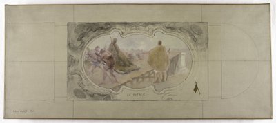 Esquisse pour la Galerie Lobau à l