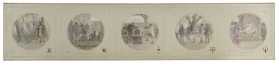 Esquisse pour la galerie Lobau de l