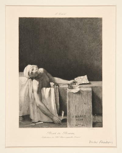 La Mort de Marat - Victor Louis Focillon