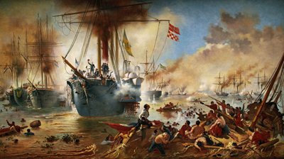 La bataille navale de Riachuelo - Victor Meirelles de Lima