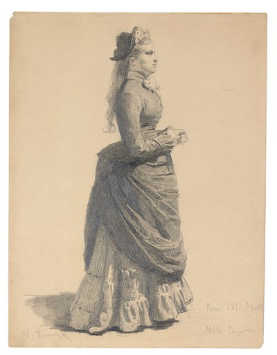 Mademoiselle Eugénie - Victor Mikhailovich Vasnetsov