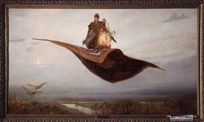 Monter sur un tapis volant - Victor Mikhailovich Vasnetsov