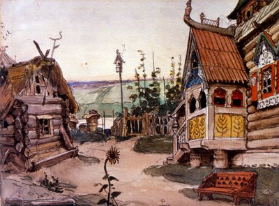 Nina Slobodka Berendeevka par Viktor Mikhaylovich Vasnetsov (1848-1926) - Victor Mikhailovich Vasnetsov
