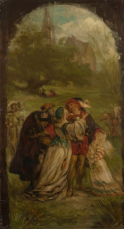 Le chevalier Hartmut de Kronberg prend congé de ses proches - Victor Müller