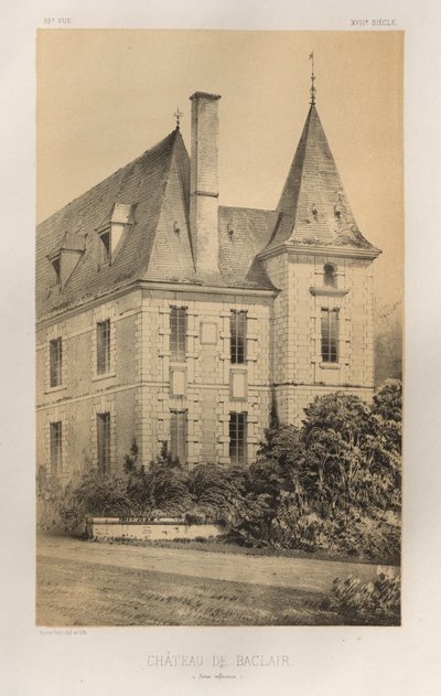 Château De Baclair (Seine inférieure) - Victor Petit