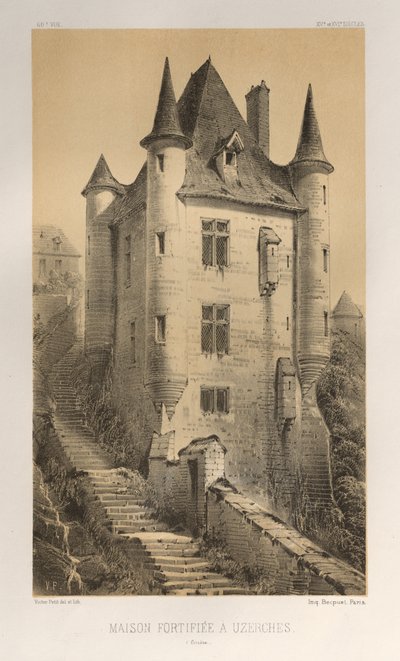 Maison Fortifiée À Uzerches (Corrèze) - Victor Petit