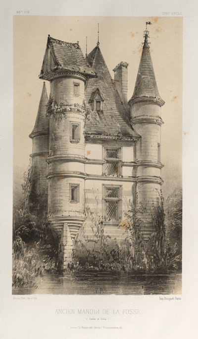 Ancien Manoir De La Fosse (Saône et Loire) - Victor Petit