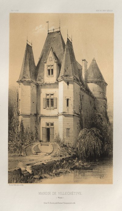 Manoir De Villechétive (Nièvre) - Victor Petit