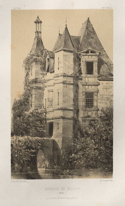 Manoir de Belvau (Corrèze) - Victor Petit