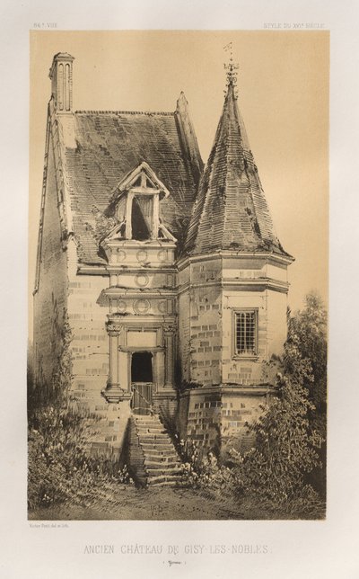 Ancien Château de Gisy-Les-Nobles (Yonne) - Victor Petit