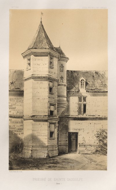 Prieuré de Sainte Gaudulfe (Eure) - Victor Petit