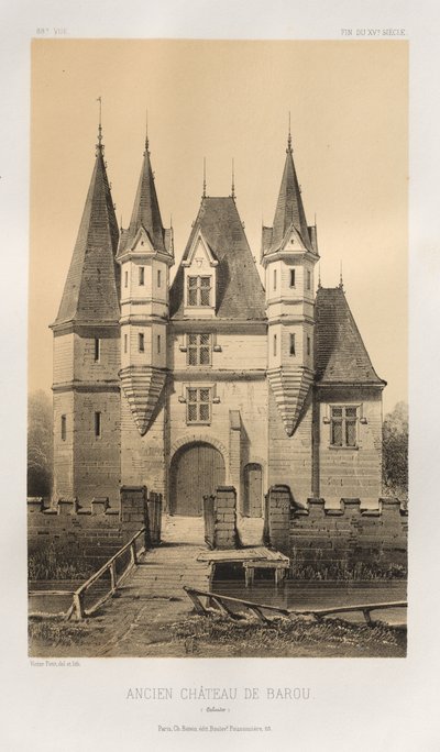 Ancien Château de Barou (Calvados) - Victor Petit