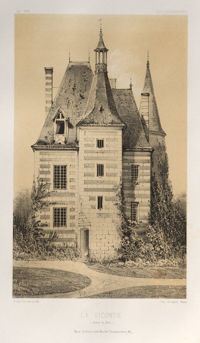 Pl. 75, La Vicomté Saône et Loire, 1860 - Victor Petit