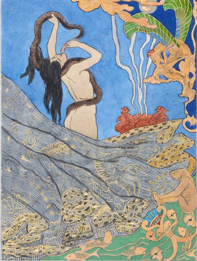 Illustration de Salammbô par Gustave Flaubert, 1893 - Victor Prouvé