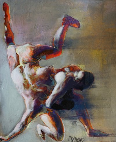 Figurines de lutte abstraites - Victor Tkachenko