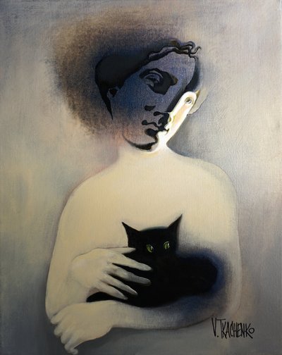 Le chat noir, personnage énigmatique - Victor Tkachenko