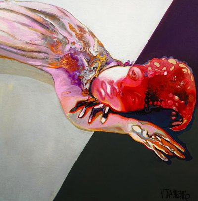 Figure abstraite éclatante - Victor Tkachenko