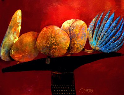 Nature morte organique éclatante - Victor Tkachenko