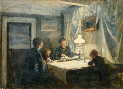 Soirée à Skagen (la famille de l