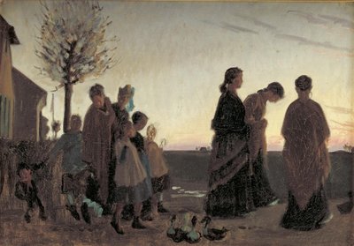 Dimanche de confirmation. Dragør - Viggo Johansen