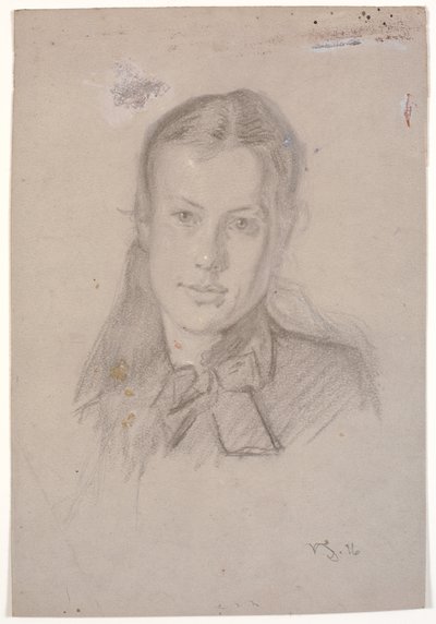 Portrait de Martha Møller (épouse de Viggo Johansen 1880) - Viggo Johansen