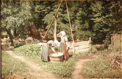Jeunes filles au puits - Viggo Pedersen