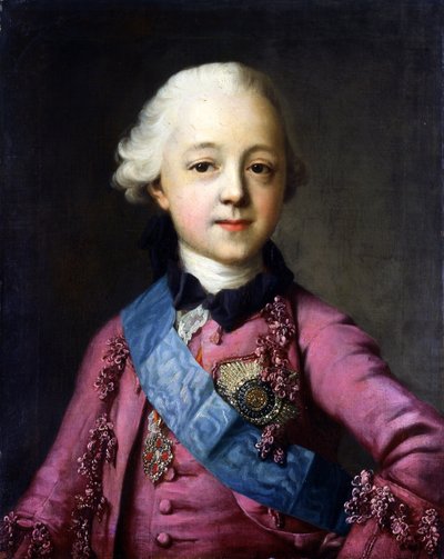 Portrait du Grand-Duc Pavel Petrovich 1754-1801 - Vigilius Erichsen