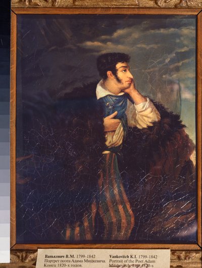 Portrait du poète Adam Mickiewicz - Vikenti Melkhlorovich Vankovich