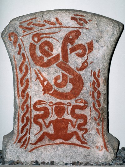 Pierre runique, 7e-8e siècle - Viking