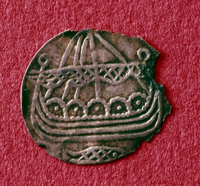 Pièce représentant un drakkar - Viking Viking