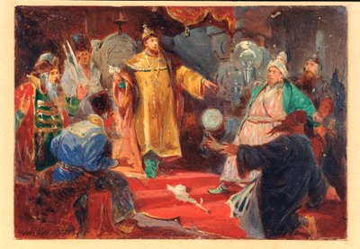 Le tsar Ivan III (dit Le Grand) - Viktor Andreyevich Simov
