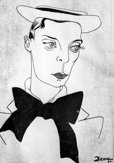 Caricature de Buster Keaton - Viktor Deni