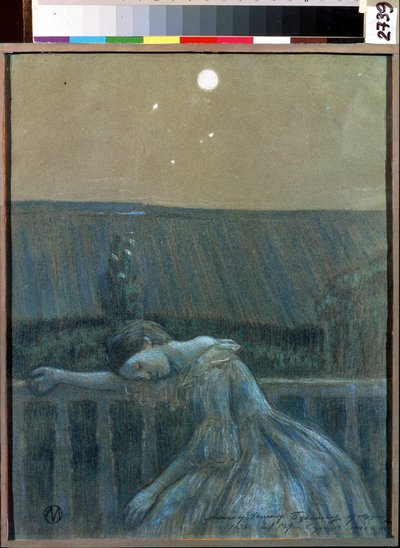 Le chagrin - Viktor Elpidiforovich Borisov Musatov