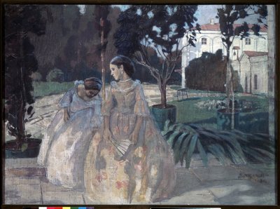 Tapisserie - Viktor Elpidiforovich Borisov Musatov