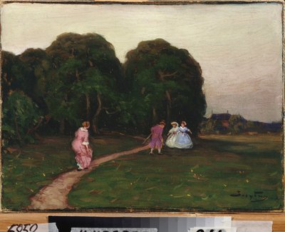 Au jardin - Viktor Ivanovich Zarubin