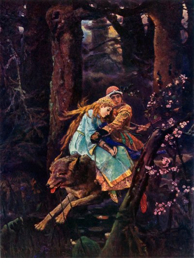 Ivan Tsarevitch sur un loup gris, vers 1887, 1965 - Viktor Mikhaylovich Vasnetsov