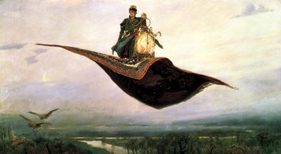 Sur un tapis volant, 1880 - Viktor Mikhaylovich Vasnetsov
