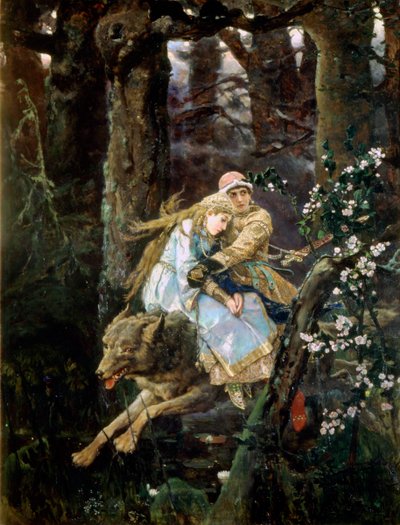 Tsarévitch Ivan chevauchant le loup gris, 1889 - Viktor Mikhaylovich Vasnetsov