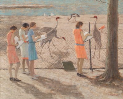 Filles qui dessinent - Viktor Pucinski