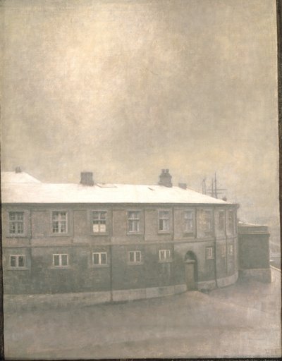 Une aile du palais de Christiansborg - Vilhelm Hammershøi