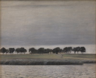 Étude pour Solregn. Gentofte Sø, 1903 - Vilhelm Hammershøi