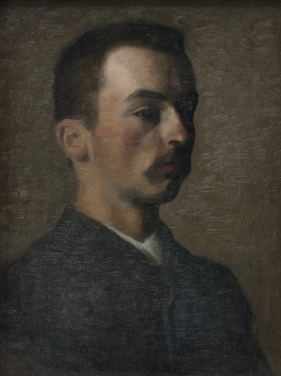 Autoportrait - Vilhelm Hammershøi
